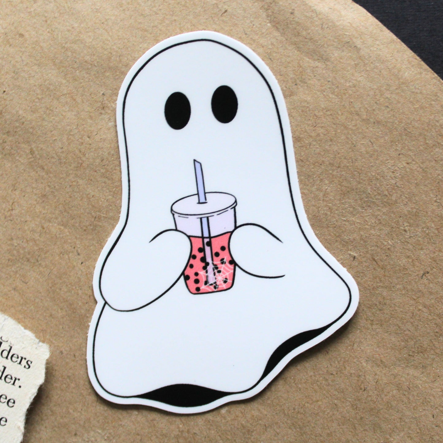 Boba Ghost Sticker