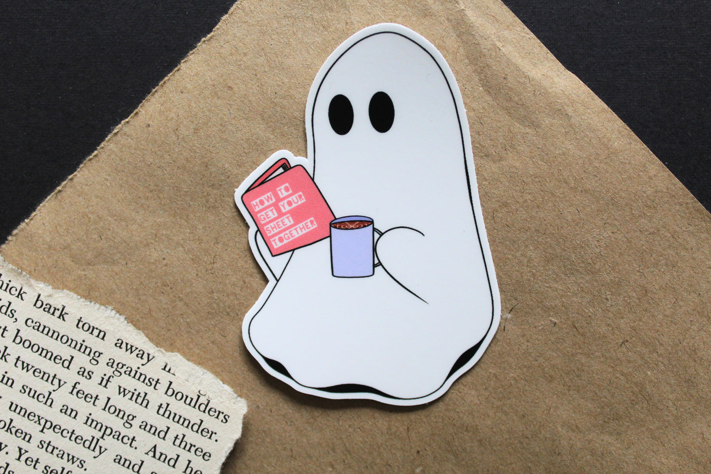 Book Ghost Sticker