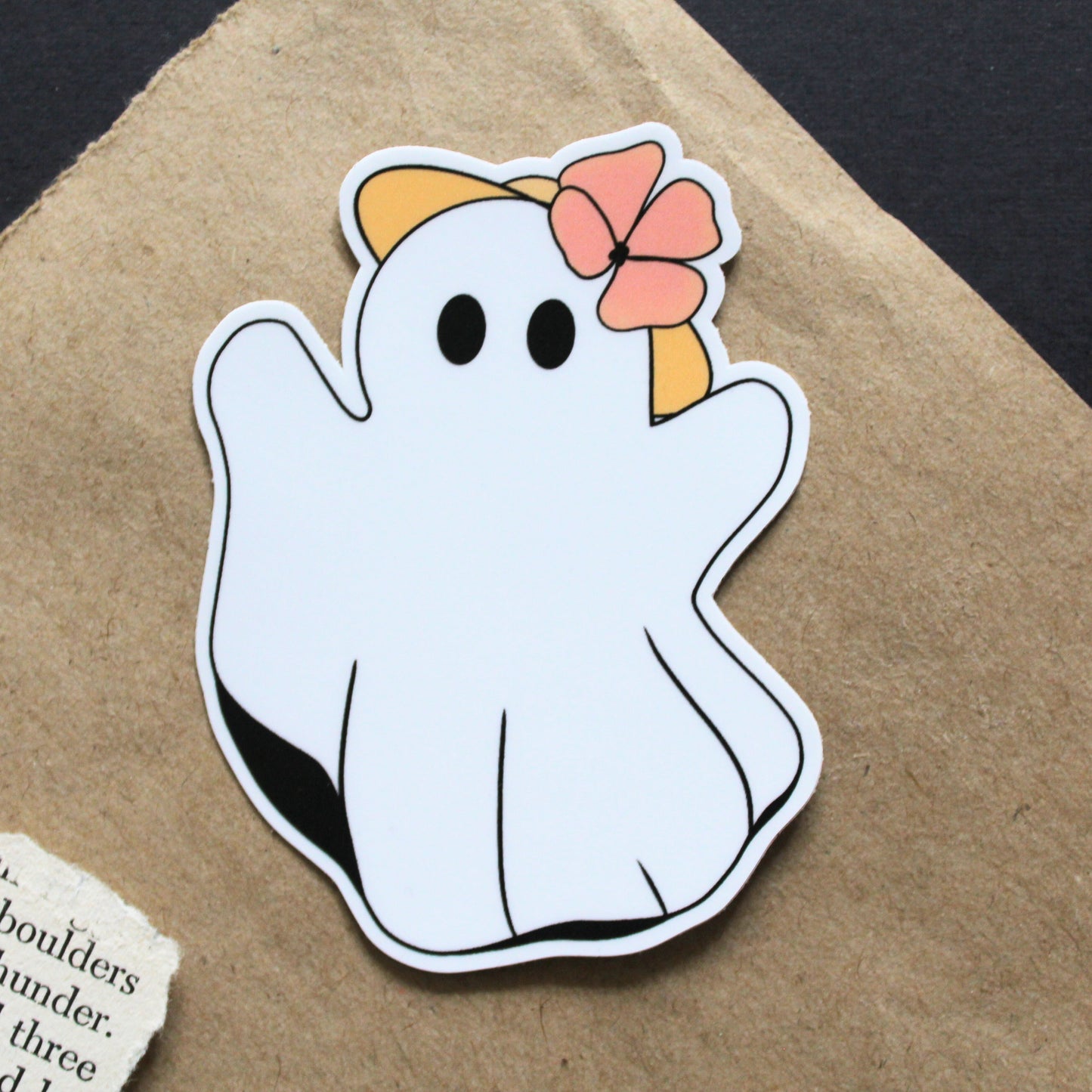 Hat Ghost Sticker