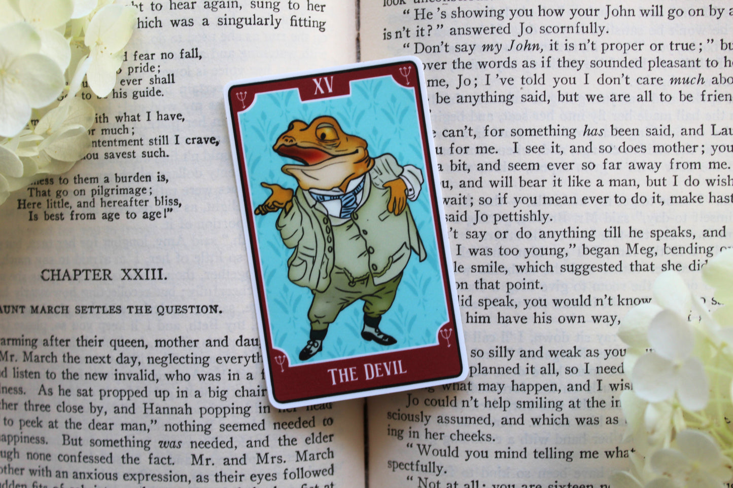 Bookish Tarot Sticker | The Devil