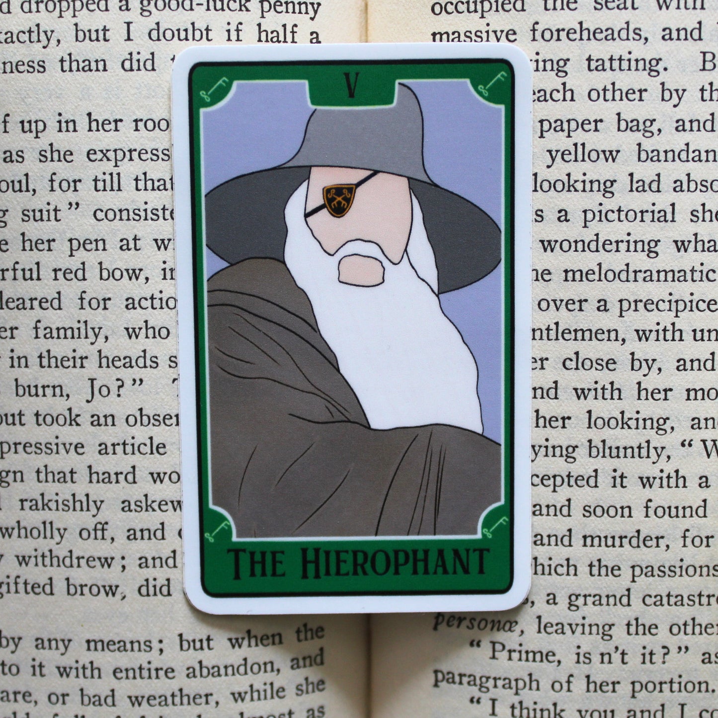 Bookish Tarot Sticker | The Hierophant