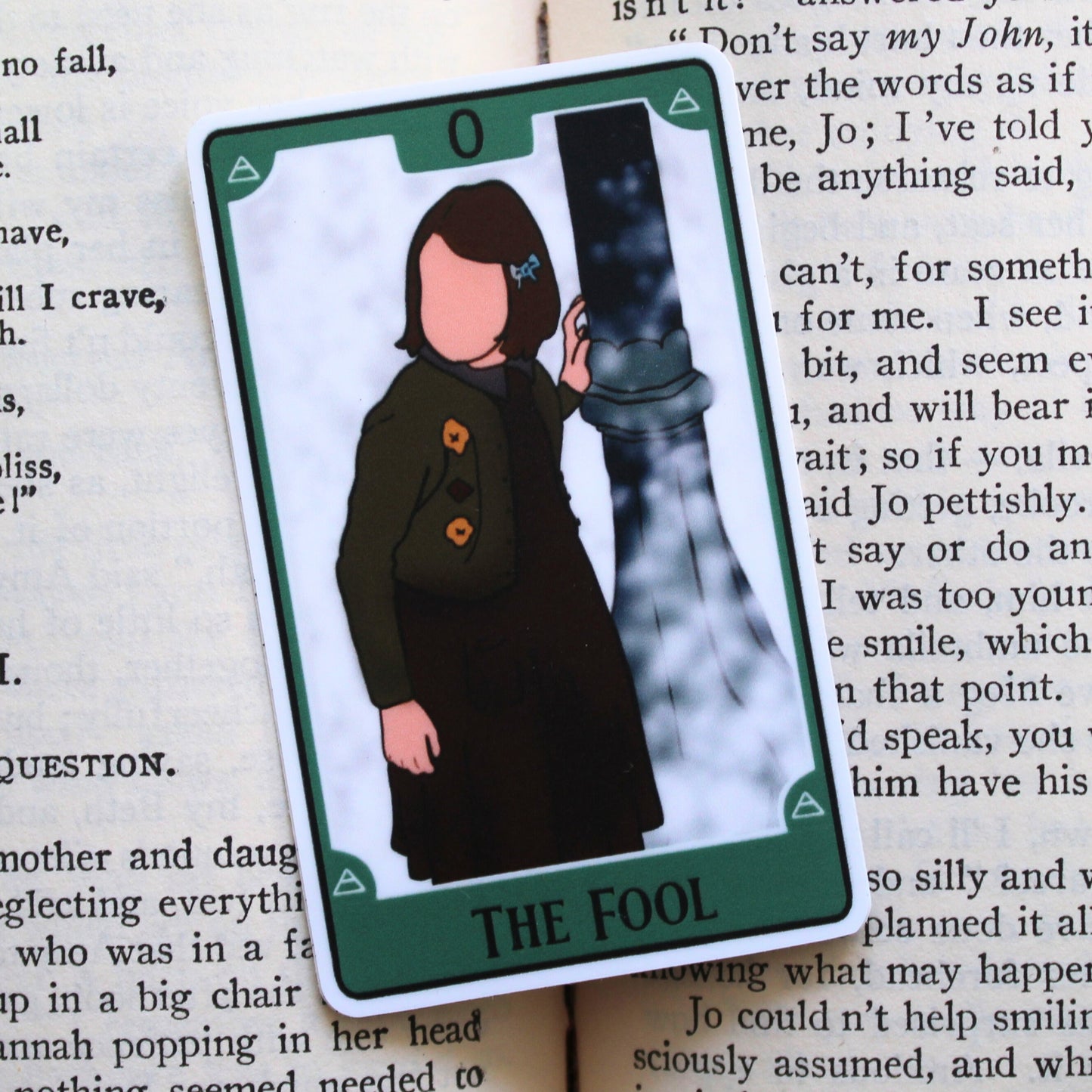 Bookish Tarot Sticker | The Fool