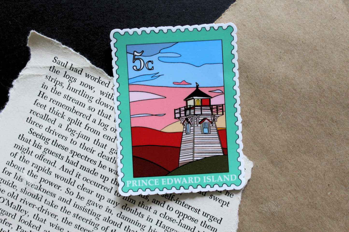 PEI Postage Stamp Sticker