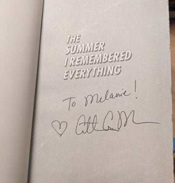 The Summer I Remembered Everything (Signed)
