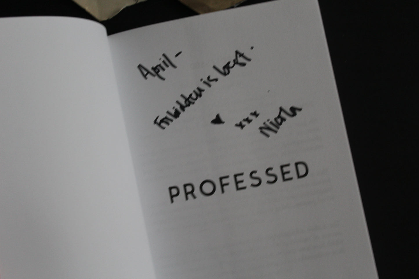 Professed (Signed)