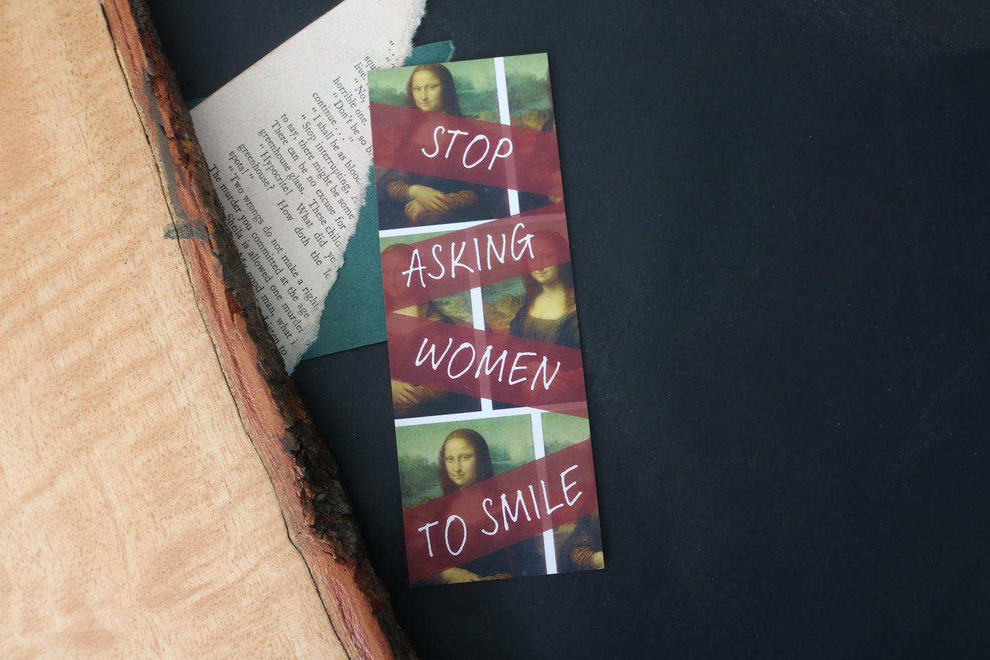 Stop Asking Women to Smile Bookmark