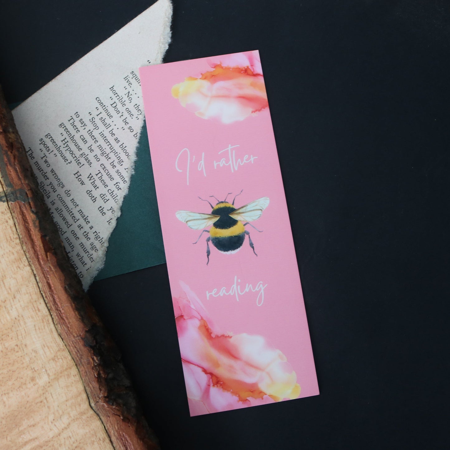 I'd Rather Bee Reading Bookmark
