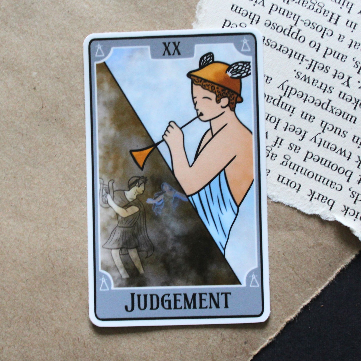 Bookish Tarot Sticker | Judgement