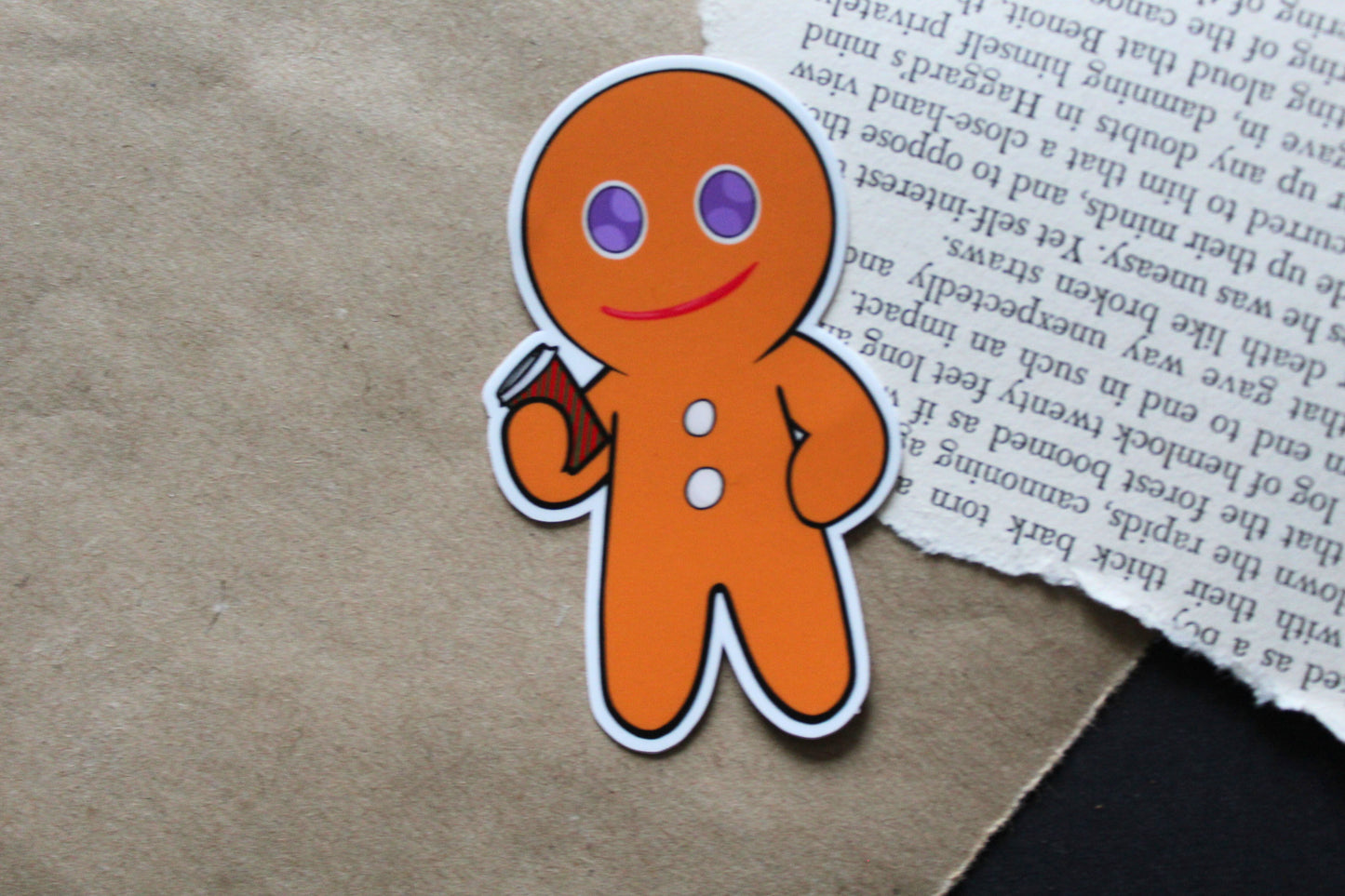 Coffee Gingerbread Sticker