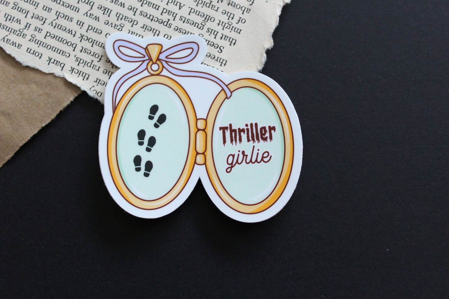 Thriller Girlie Locket Sticker