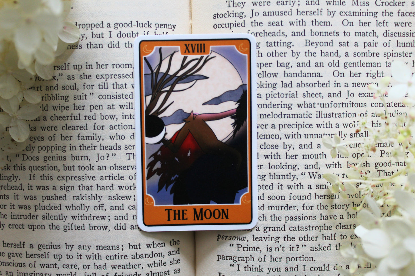 Bookish Tarot | The Moon Sticker