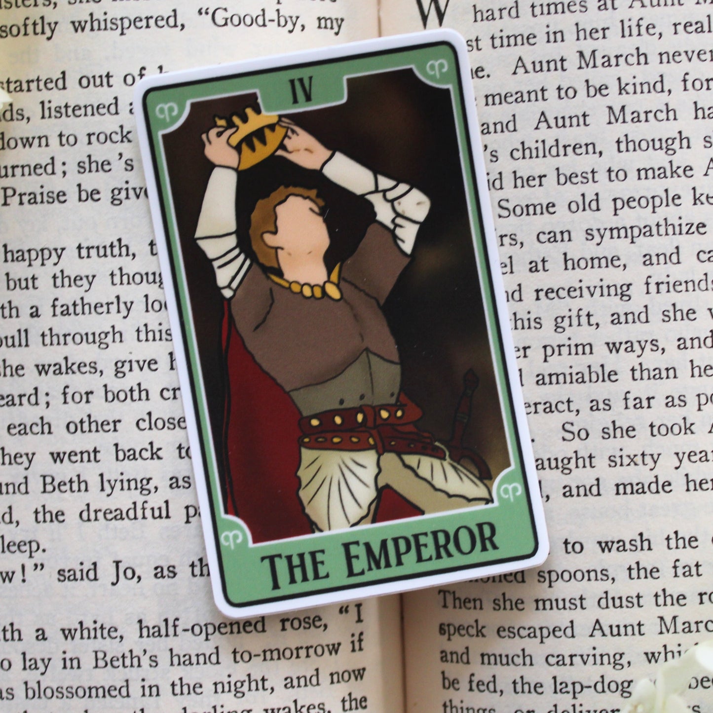 Bookish Tarot Sticker| The Emperor