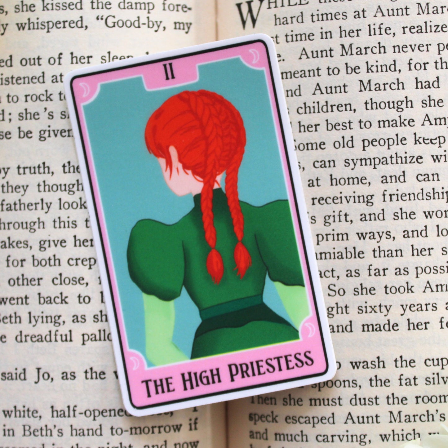 Bookish Tarot Sticker | The High Priestess