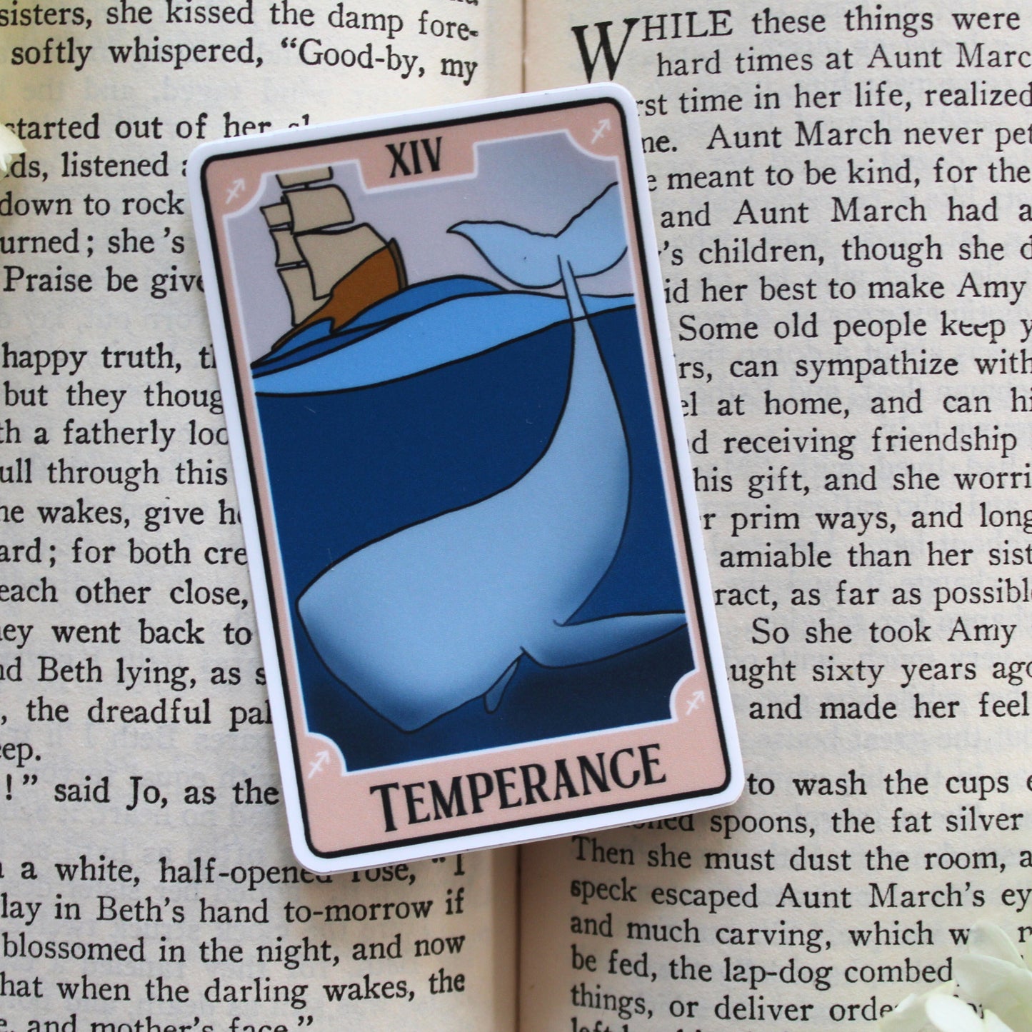 Bookish Tarot Sticker | Temperance