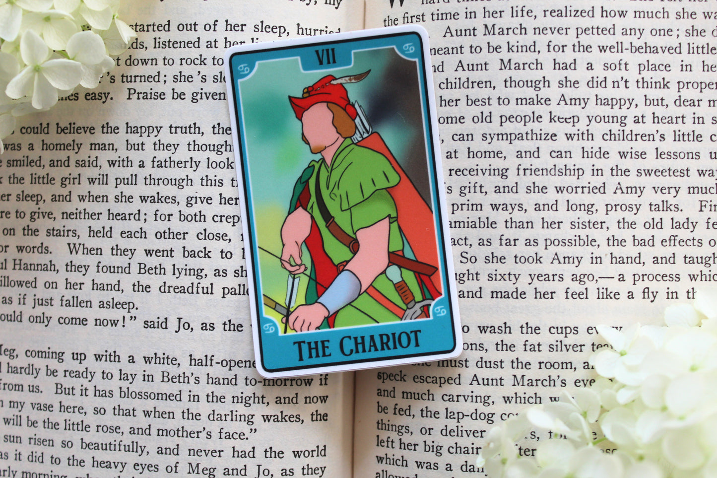Bookish Tarot Sticker | The Chariot