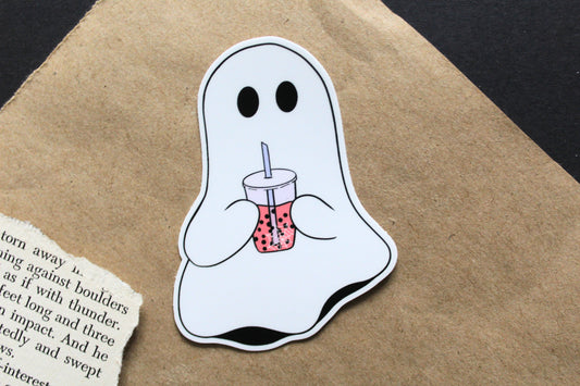 Boba Ghost Sticker