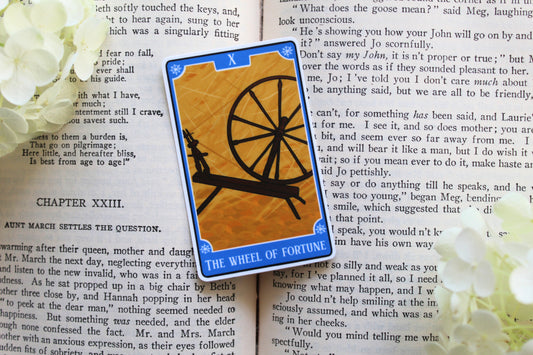 Bookish Tarot Sticker | The Wheel of Fortune