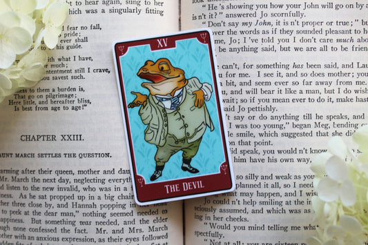 Bookish Tarot Sticker | The Devil