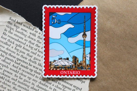 Ontario Postage Stamp Sticker