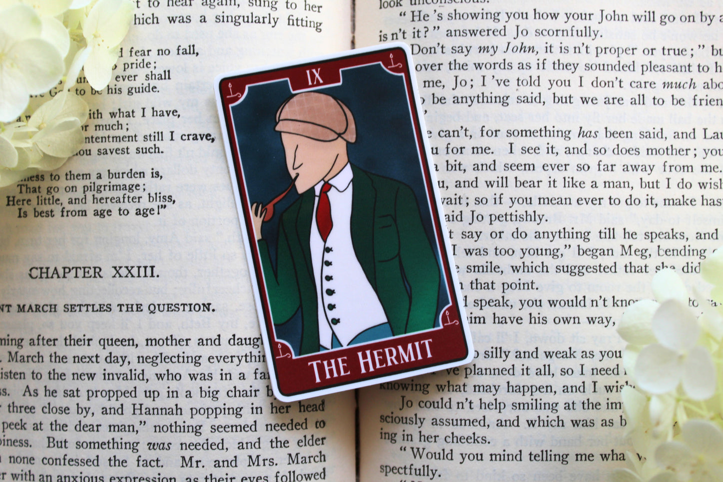Bookish Tarot Sticker | The Hermit