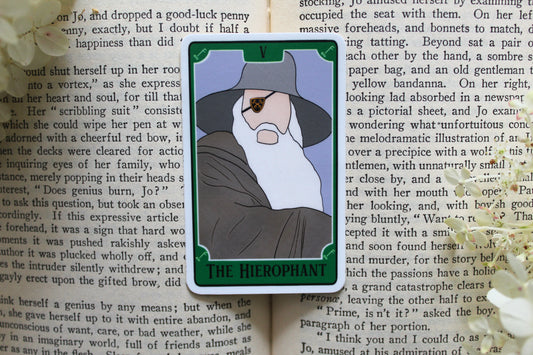 Bookish Tarot Sticker | The Hierophant