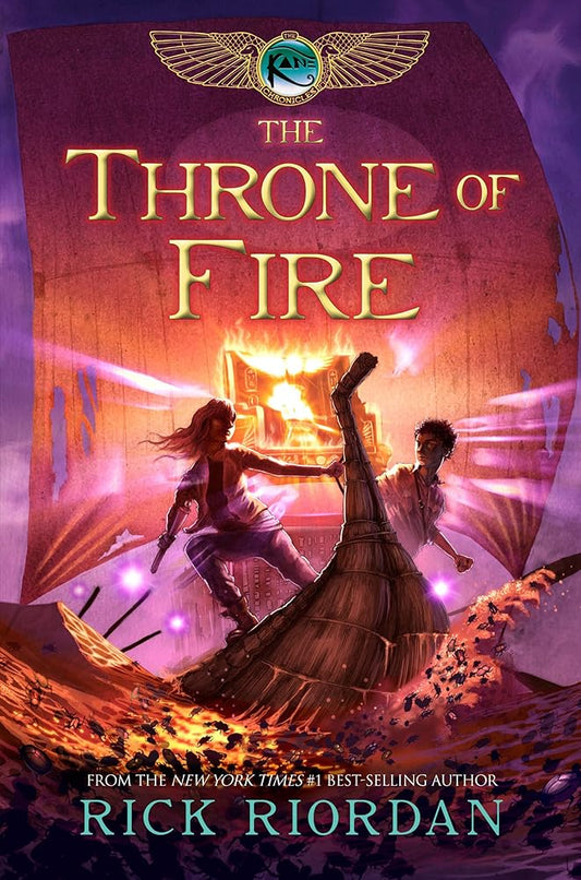 The Throne of Fire (The Kane Chronicles, #2) cover image