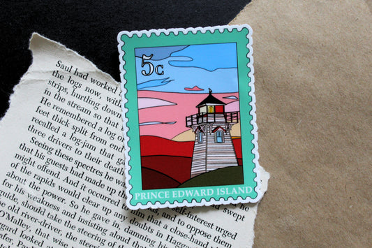 PEI Postage Stamp Sticker