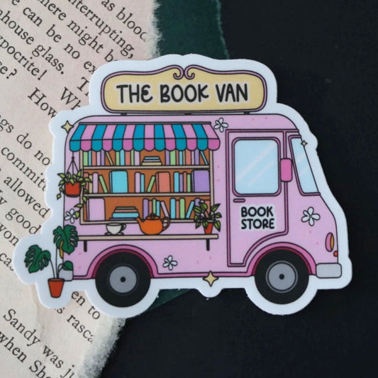 The Book Van Sticker