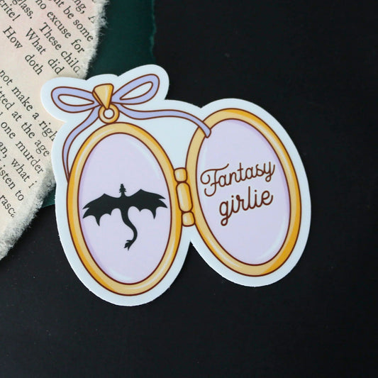Fantasy Girlie Locket Sticker