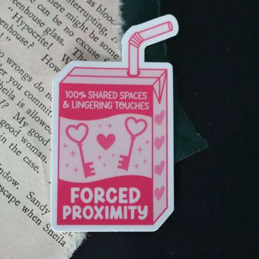Forced Proximity Romance Juice Box Sticker