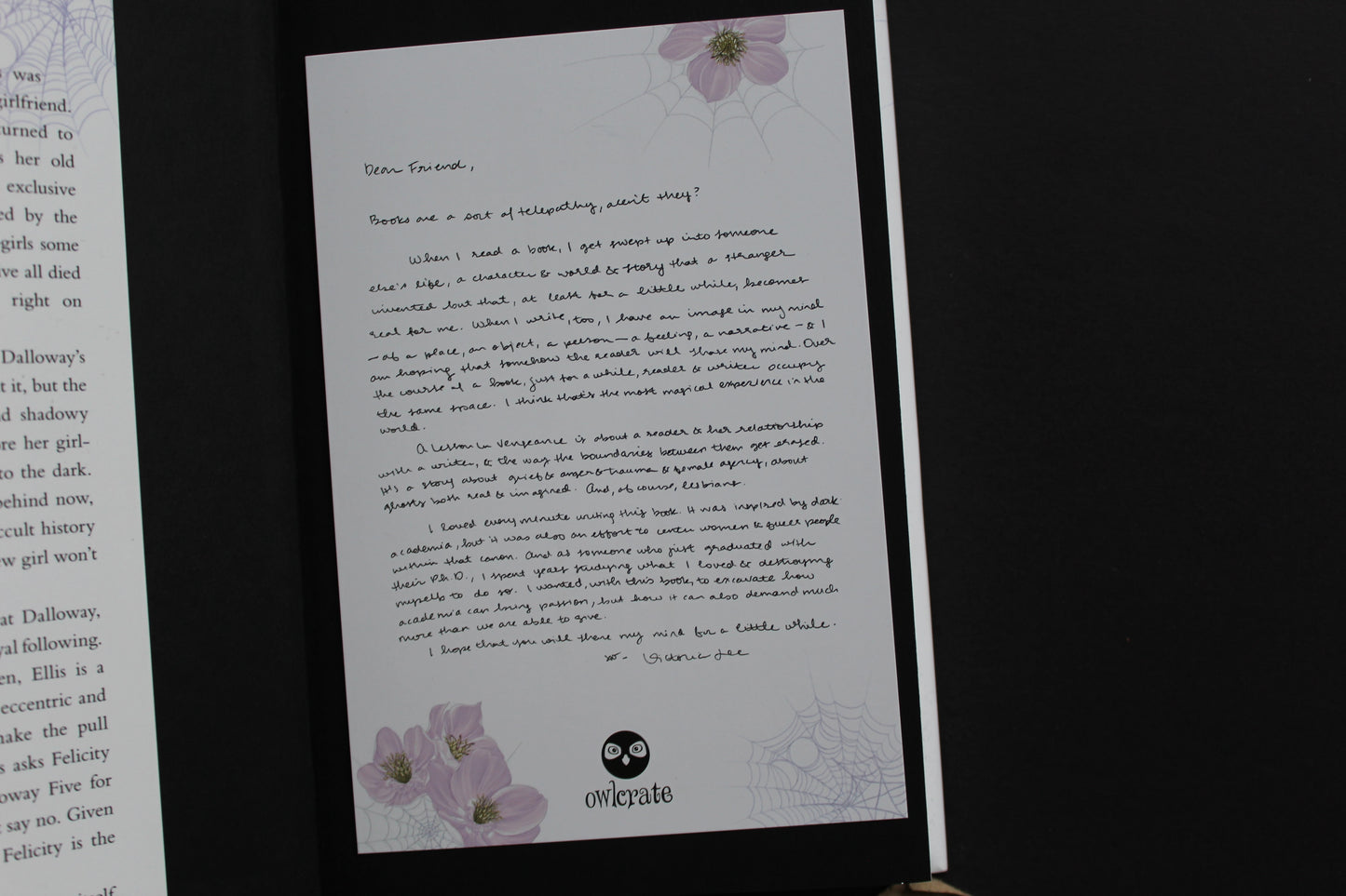 A Lesson in Vengeance (Owlcrate Edition)