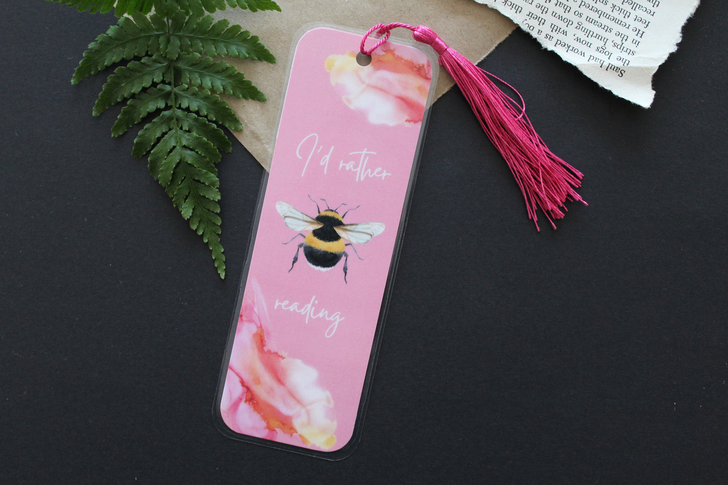 I'd Rather Bee Reading Bookmark