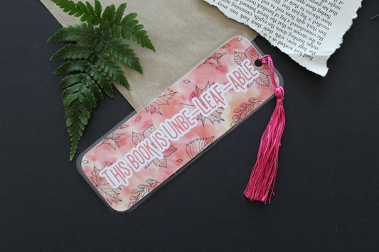 This Book is Unbe-leaf-able Bookmark