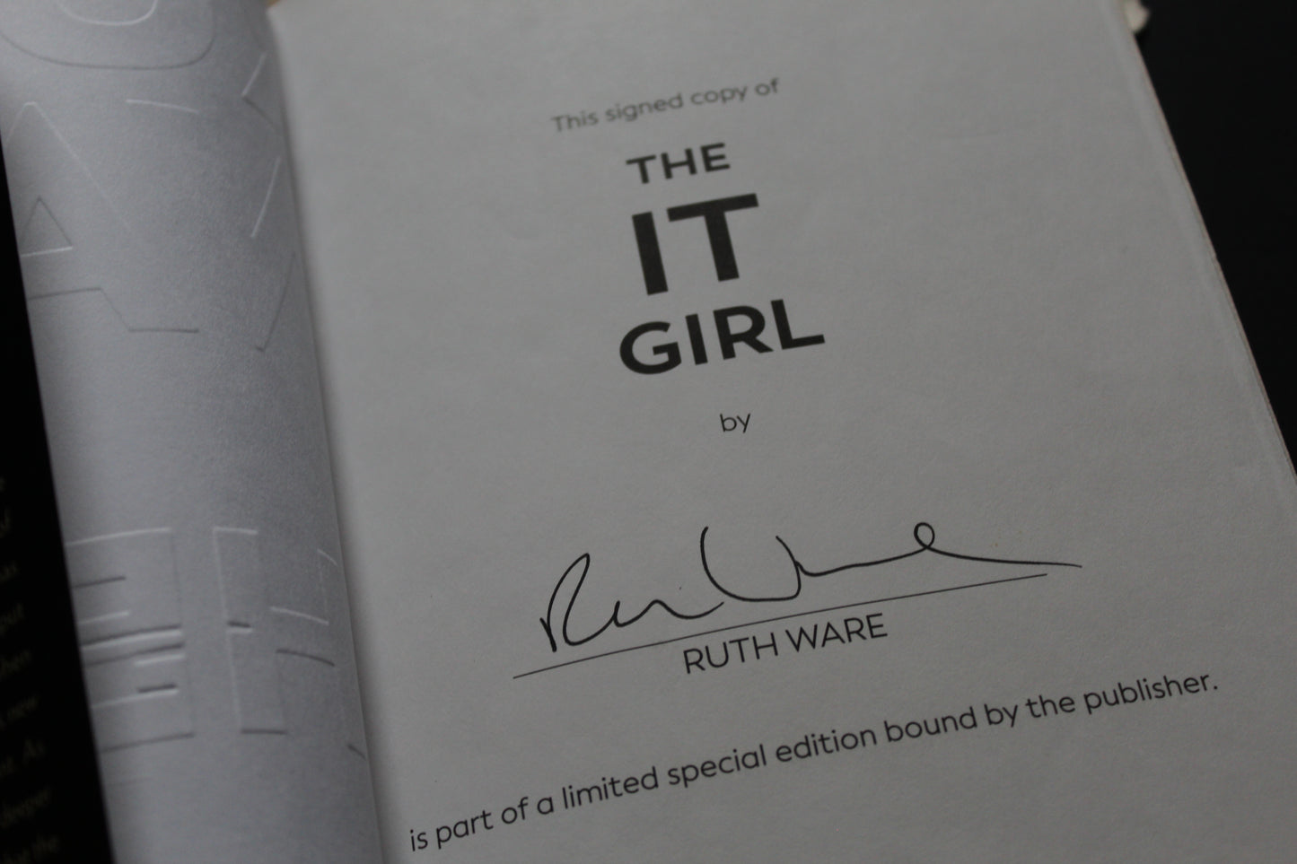 The It Girl - SIGNED EDITION