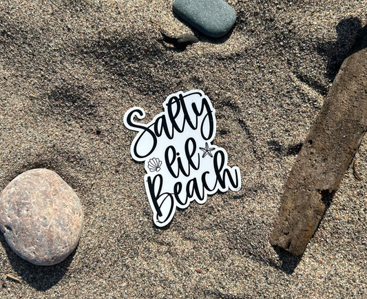 Salty Lil Beach Sticker