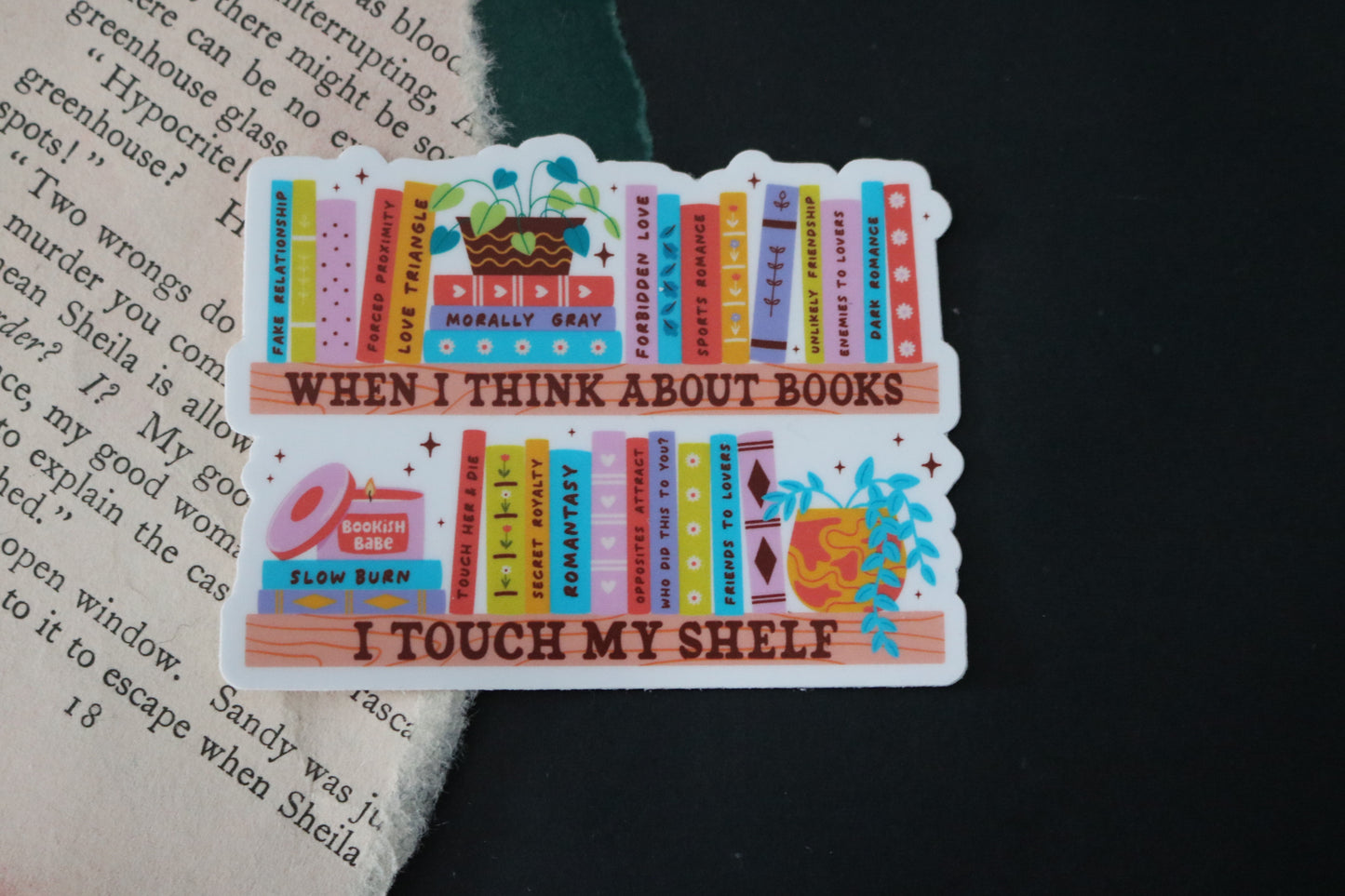 Touch My Shelf Sticker