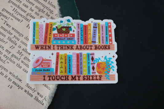 Touch My Shelf Sticker
