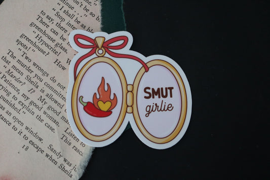 Smut Girlie Locket Sticker
