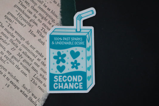 Second Chance Romance Juice Box Sticker