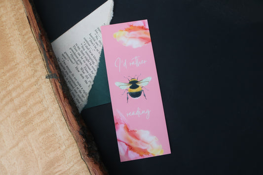 I'd Rather Bee Reading Bookmark