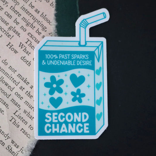 Second Chance Romance Juice Box Sticker