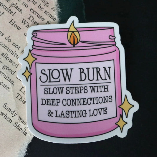 Slow Burn Candle Sticker