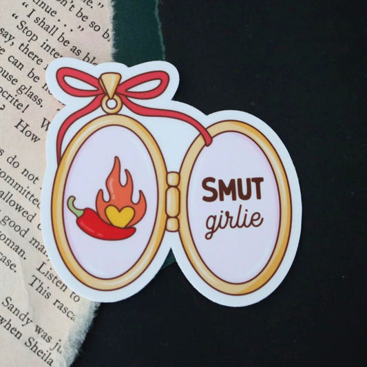 Smut Girlie Locket Sticker