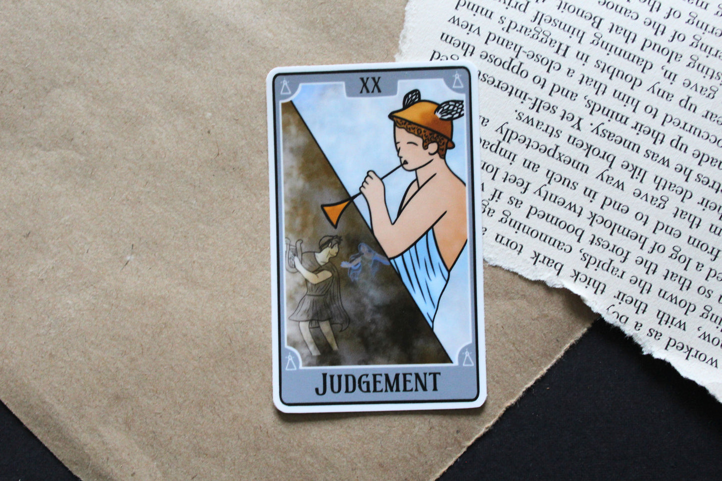 Bookish Tarot Sticker | Judgement
