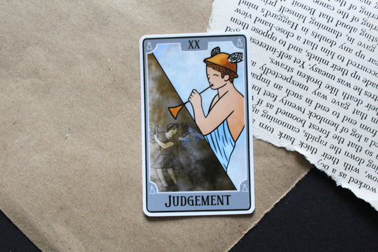 Bookish Tarot Sticker | Judgement