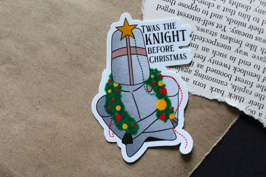 Twas the Knight Sticker