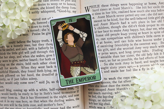 Bookish Tarot Sticker| The Emperor