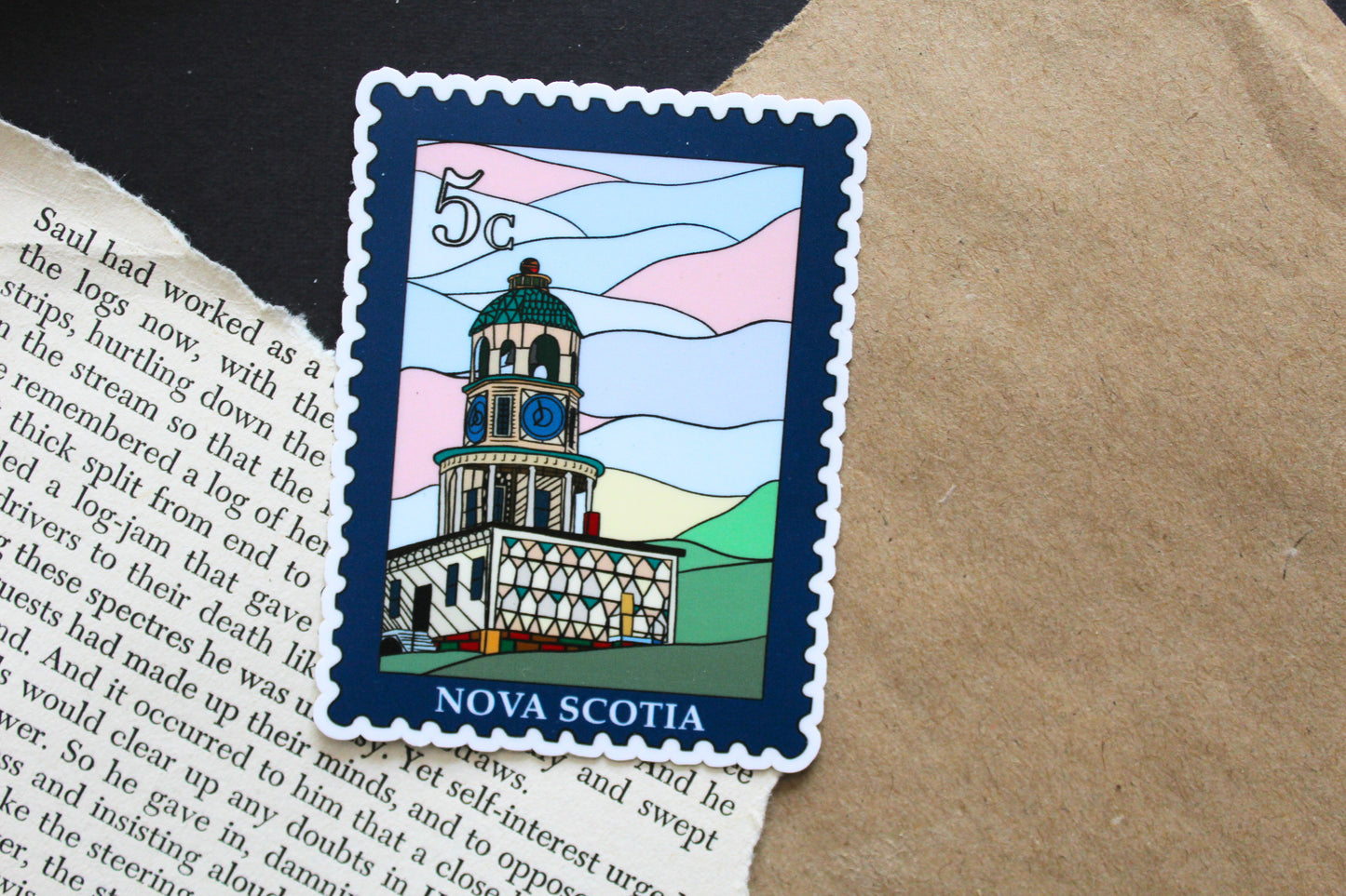 Nova Scotia Postage Stamp Sticker