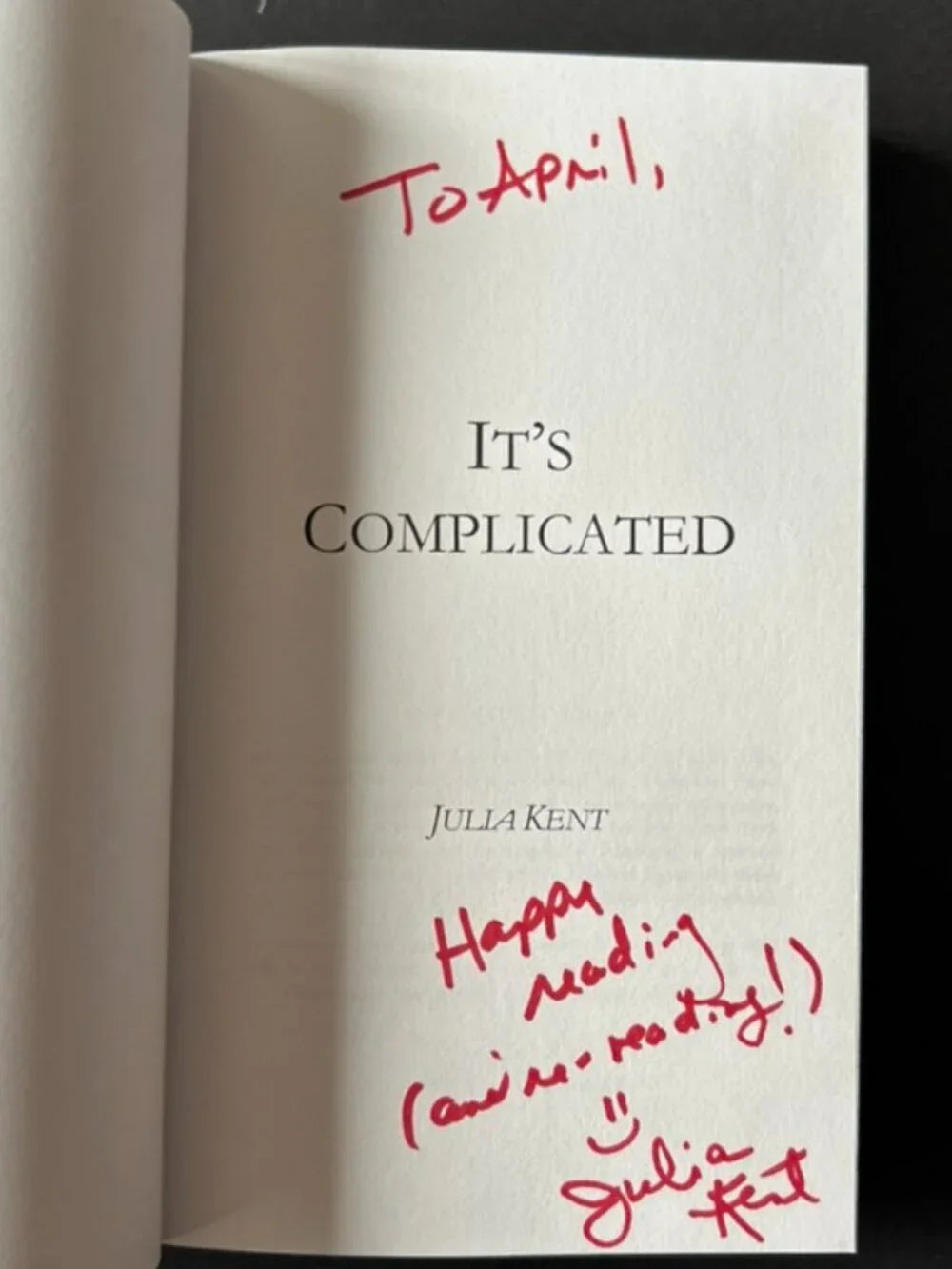 It's Complicated (Signed)