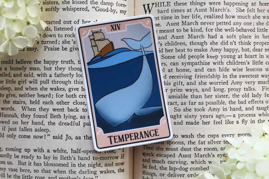 Bookish Tarot Sticker | Temperance